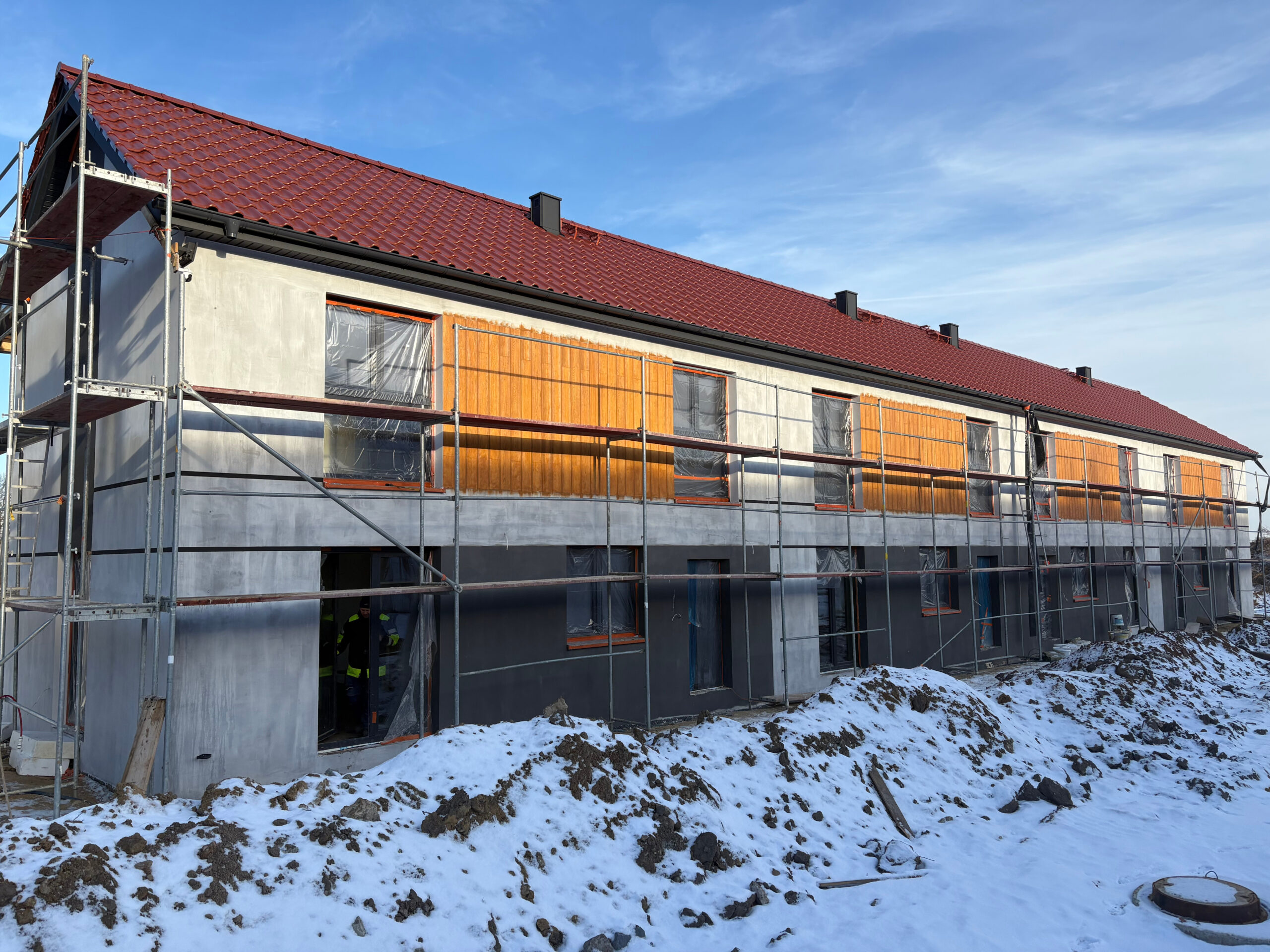 Postęp prac na budowie Zakątek Bliż